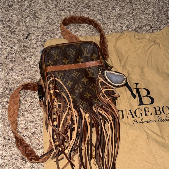 Louis Vuitton Handbags - Louis Vuitton Brown Fringe Crossbody Bag